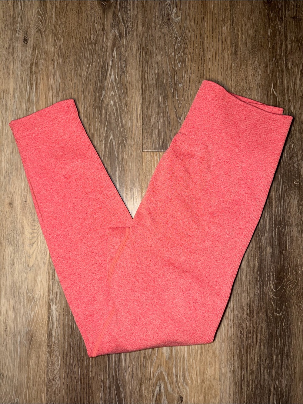 OQQ Women's Seamless High Waist Coral Workout Leggings